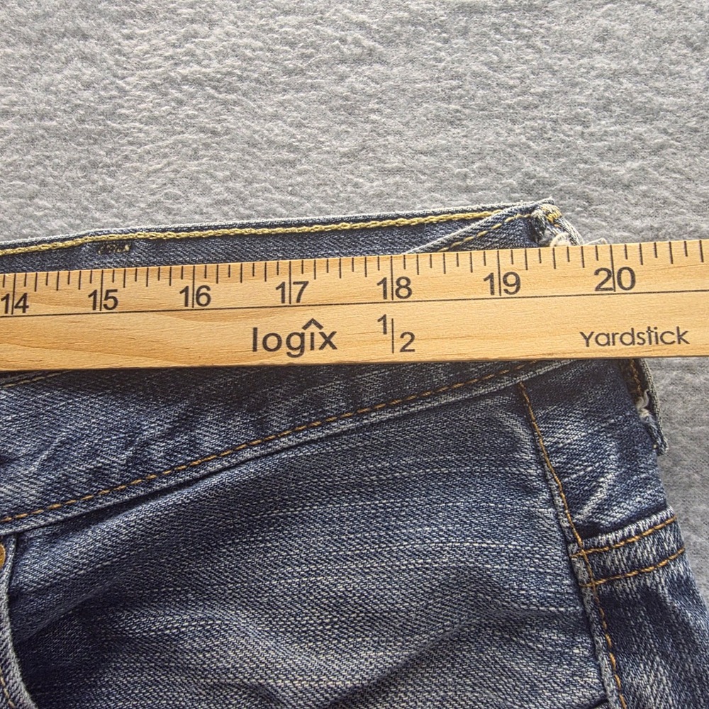 Levi's 569‎ Loose Straight Mens Jeans 38x32 Blue Medium Wash Denim - Picture 3 of 9